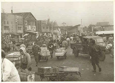 築地市場今昔